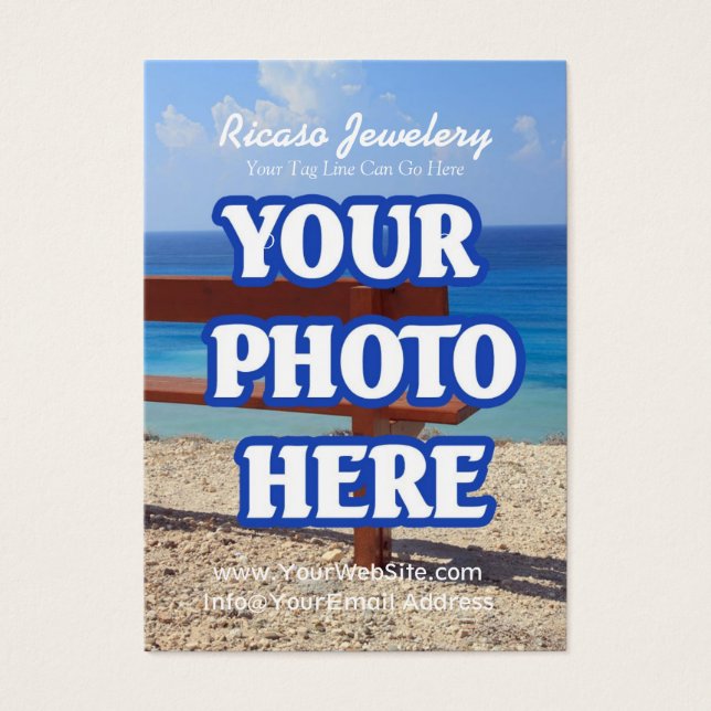 Gör dina egna hörnstenar visitkort (Framsidan)