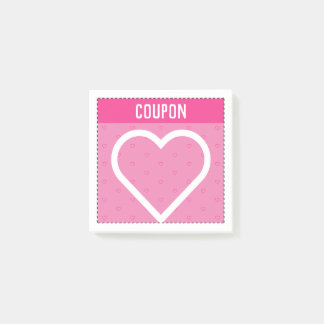 Gör dina egna kuponger | ROSA Post-it Block