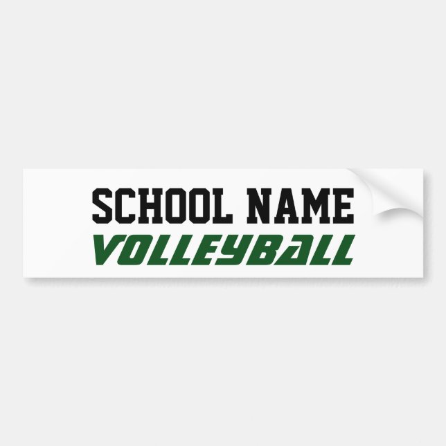 Gör dina egna stöttepelare - High School-sportar Bildekal (Framsidan)