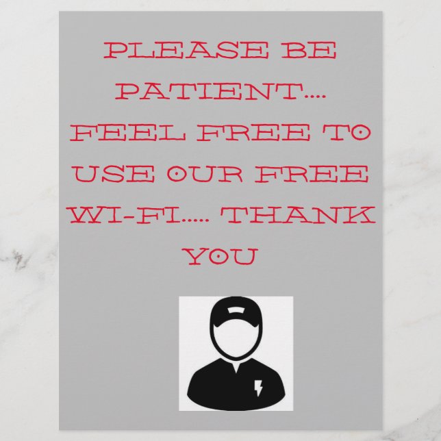 GÖR DINA EGNA VIKTIGA AFFÄRSWINDOW-TECKEN (Framsida)