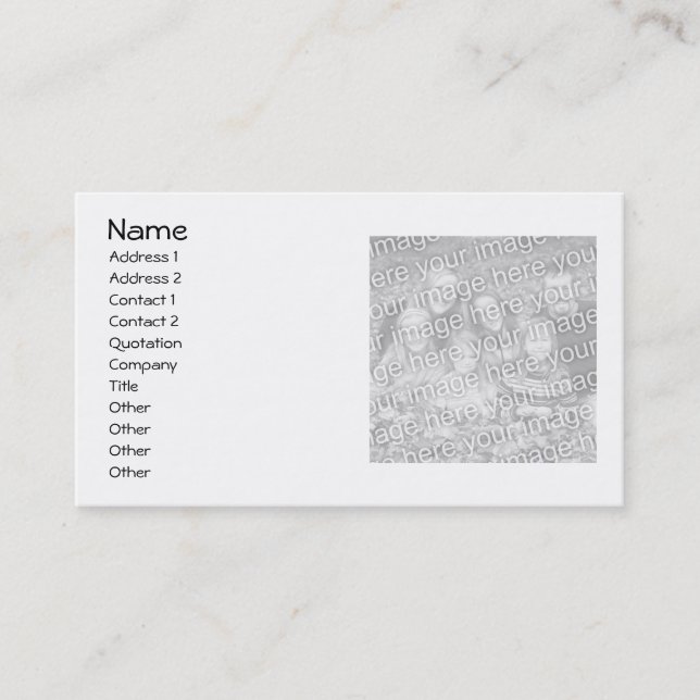 Gör dina egna visitkortar visitkort (Framsida)