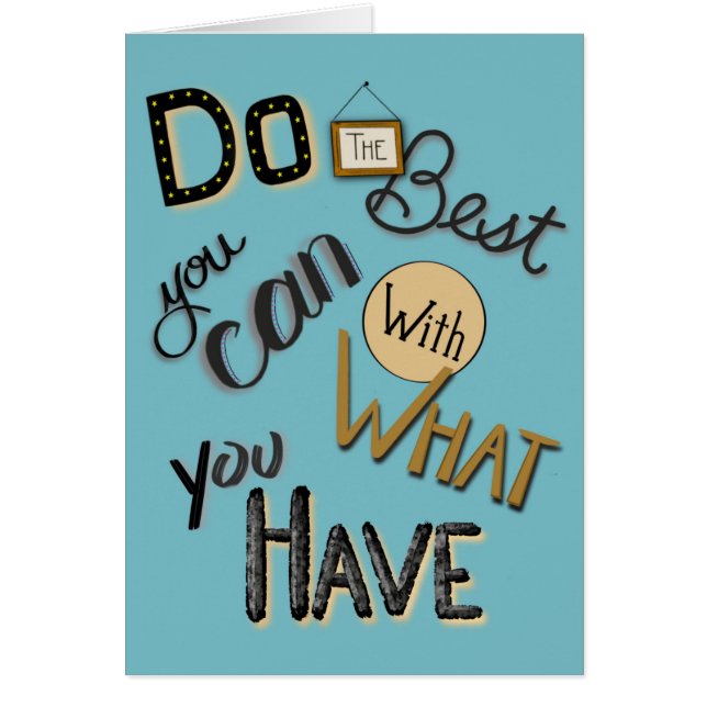 Gör ditt bäst hälsningskort (Framsidan)