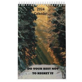 Gör ditt bästa för att inte ångra 2024 års skog kalender