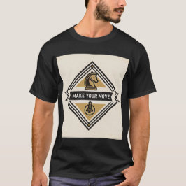 Gör Ditt Drag – Schackpjäsdesign T Shirt