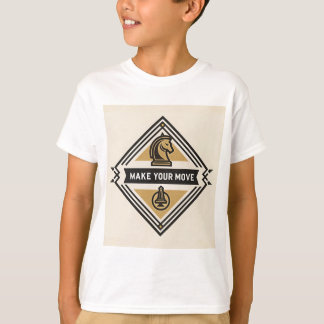 Gör Ditt Drag – Schackpjäsdesign T Shirt