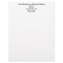 Gör ditt eget brevhuvud, brevhuvud