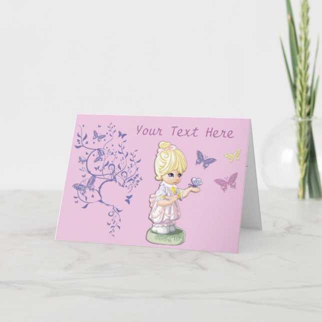 Gör ditt eget hälsningskort för kvinnor kort (Framsida)