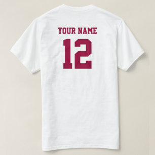 Gör ditt eget numrerar T-tröja Tee Shirt