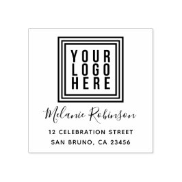 Gör ditt eget trägummi Frimärke (assorterade storl Stämpel