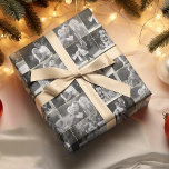 Gör ditt foto i Färg till svartvitt Presentpapper<br><div class="desc">Skapa din egen anpassningsbar, personlig, unika, unika, unika vintage-utseende stil, snyggt, trendig, chic, elegant-faux-skripttypografi, förstklassig kvalitet, sex svarta och vita figurfigursättningar för fotokollage som är guldet. Om du vill anpassa dig lägger du bara till 6 av din favoritfamilj/dina favoritpar/ungar/baby/sällskapsdjur/bröllop-foton (de kan vara foton från färg, vintagen svart och vitt används...</div>