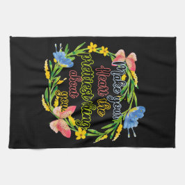 Gör ditt hjärta till den bästa Sak om dig Kökshandduk