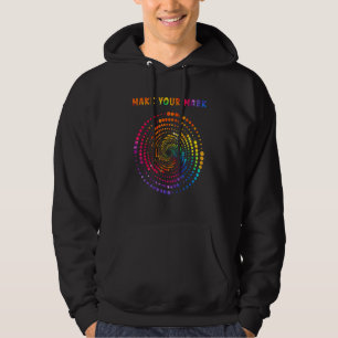 Gör Ditt Mark Dag Se Var Det Tar Dig Punkten Hoodie