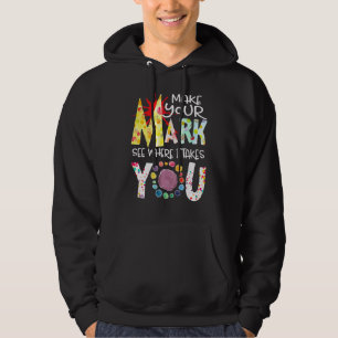 Gör Ditt Mark Se Var Det Tar Dig Punkt År 2022 Hoodie
