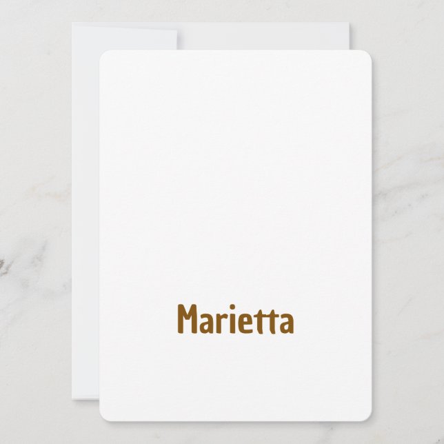Gör ditt varumärke 5,5" x 7,5" rundat inbjudningar (Framsida)