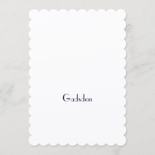 Gör ditt varumärke 5" x 7" Scalloped Flat Program