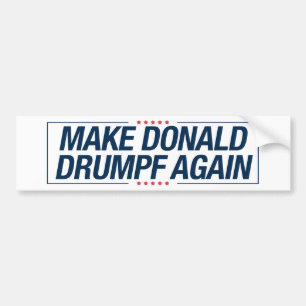 Gör Donald Drumpf igen Bildekal