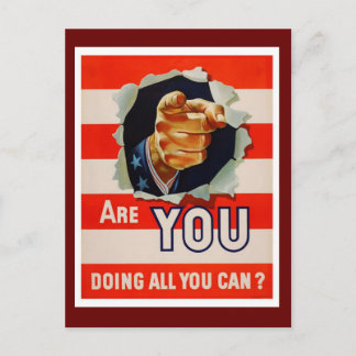 Gör du allt du kan? - WW2 Vykort