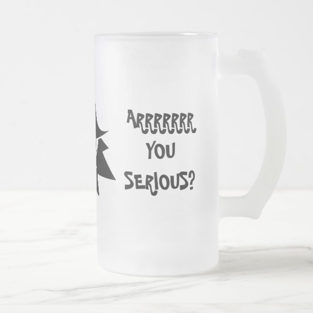 GÖR DU ALLVARLIG? Frostat Mugg (Höger)