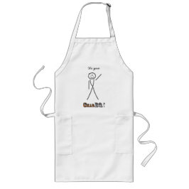 Gör du CharBQ? Långt Förkläde