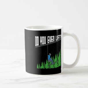 Gör du till och med Hiss Funny-ordförande Ski Skii Kaffemugg