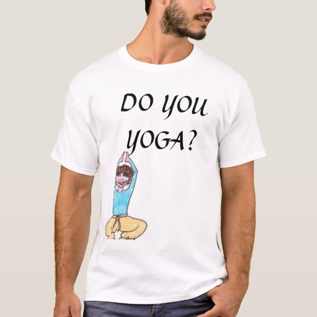 GÖR DU YOGA? T-SHIRT (Framsida)