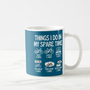 Gör E-Cykel Älskare Saker Spare Kaffemugg