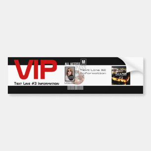 Gör egna VIP-pass 8-sätt att anpassa Bildekal
