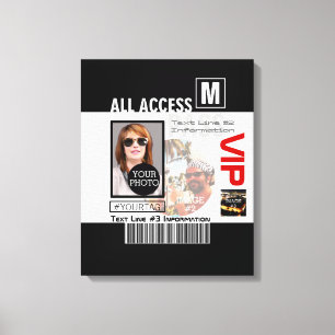 Gör egna VIP-pass 8-sätt att anpassa Canvastryck
