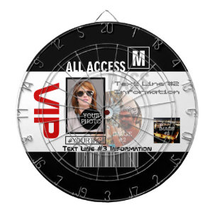 Gör egna VIP-pass 8-sätt att anpassa Darttavla
