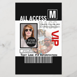 Gör egna VIP-pass 8-sätt att anpassa Flygblad
