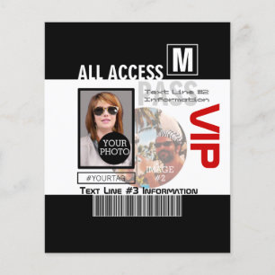 Gör egna VIP-pass 8-sätt att anpassa Flygblad