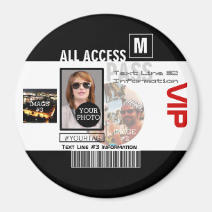 Gör egna VIP-pass 8-sätt att anpassa Magnet