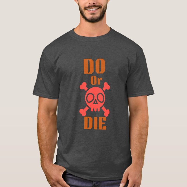 "Gör eller dölj motiv med stjärnaccenter" T Shirt (Framsida)