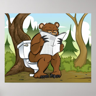 Gör en björnkram i Skogen? Poster