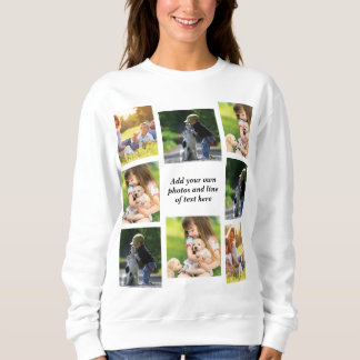 Gör en egen fotokollage och text t shirt