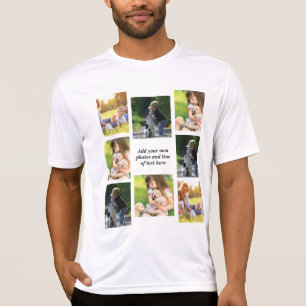 Gör en egen fotokollage och text t shirt