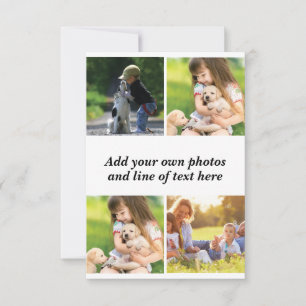 Gör en egen fotokollage och text tack kort