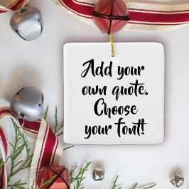 Gör en egen offertpersonlig julgransprydnad keramik