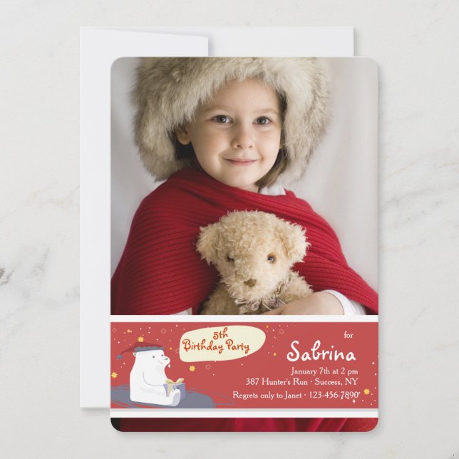 Gör en inbjudan för Wishfotoparty (Framsida)