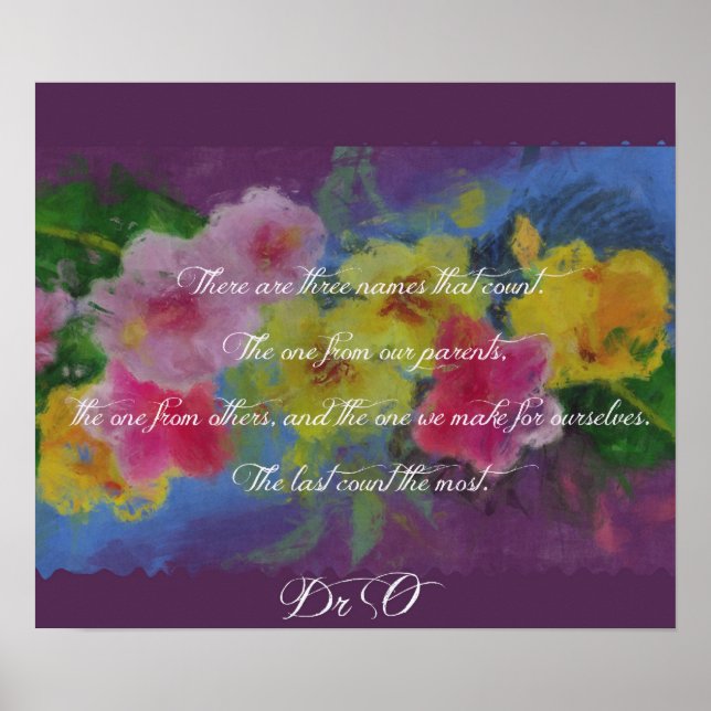 Gör en namn för dig själv! poster (Framsidan)