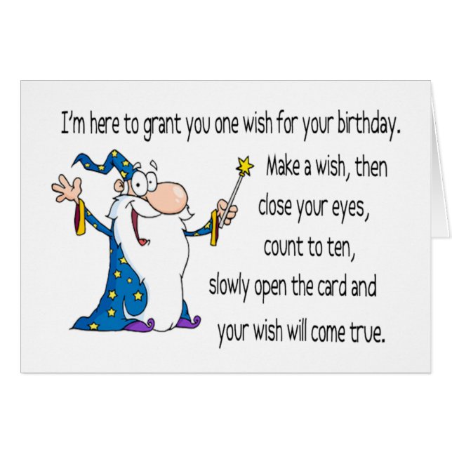 Gör en önskan hälsningskort (Framsidan Horizontal)