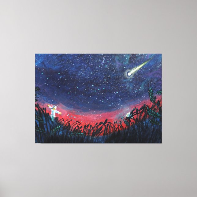 Gör en önskan på en bild av stjärnillustration (Framsida)