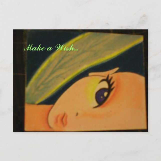 Gör en önskan.. vykort (Framsida)