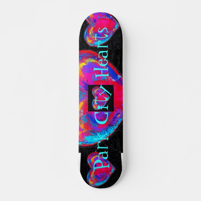 Gör en önskenämnd skateboard bräda 21,5 cm (Framsida)
