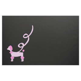 Gör en pudel att kringgå svart tyg