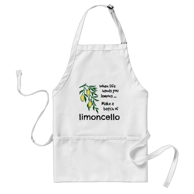 Gör en sats limoncello-citronlikör förkläde (Framsidan)
