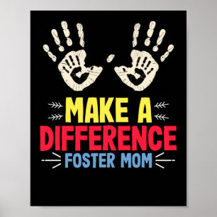 Gör en skillnad för att främja Mamma-fostervårdsan Poster