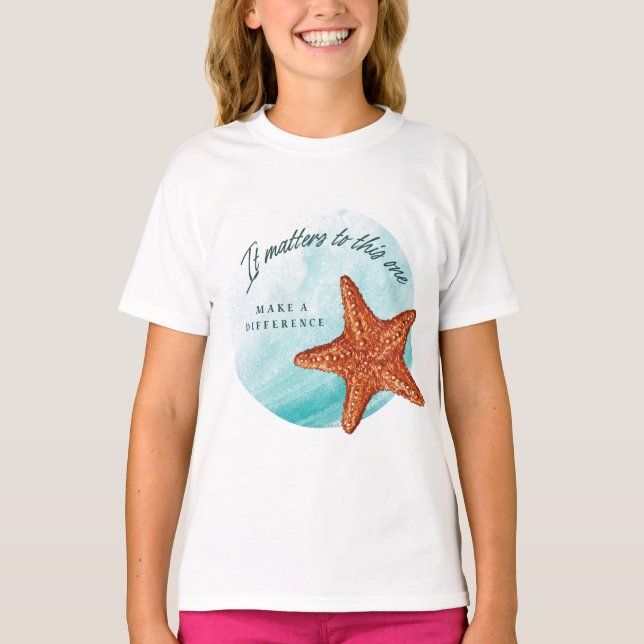 Gör en skillnad, Starfish Story. T Shirt (Framsida)