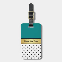 Gör en Snyggt Påstående med en Teal, Guld Ribbon