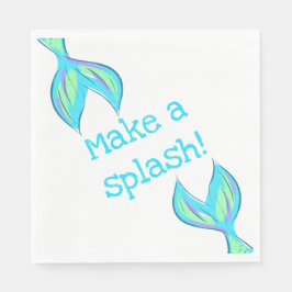 Gör en Stänk! Sjöjungfru Pappersservett